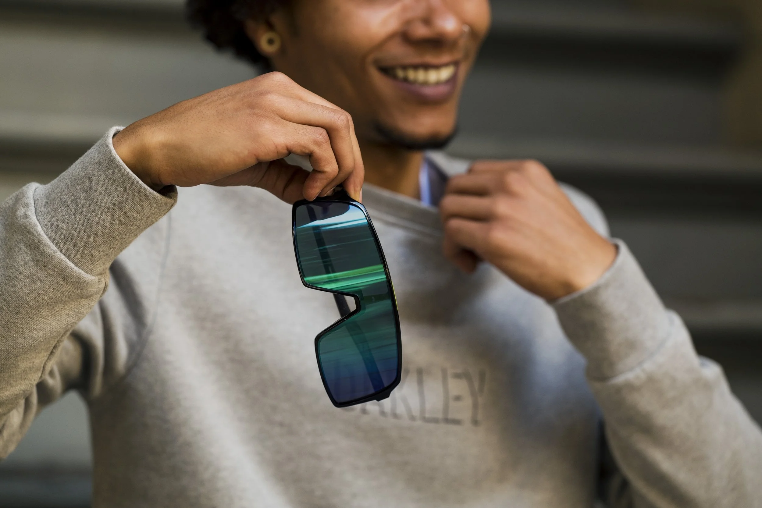 Oakley sutro on face sales